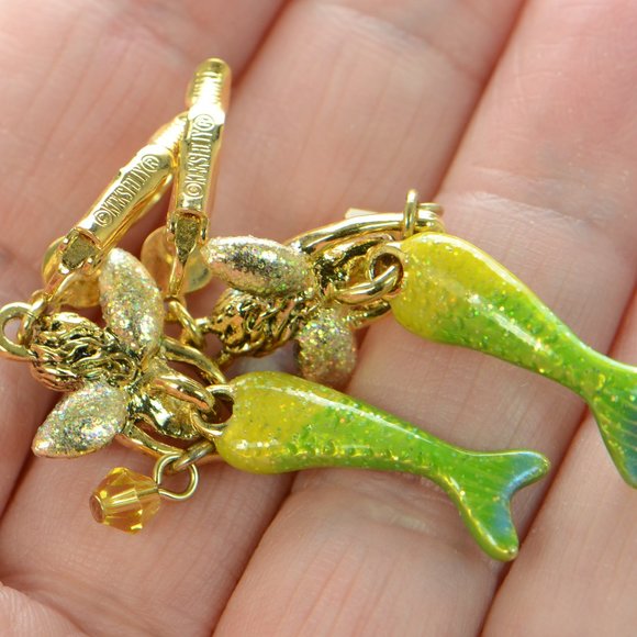 Kirks Folly Mermaid Leverback Earrings - Picture 5 of 5